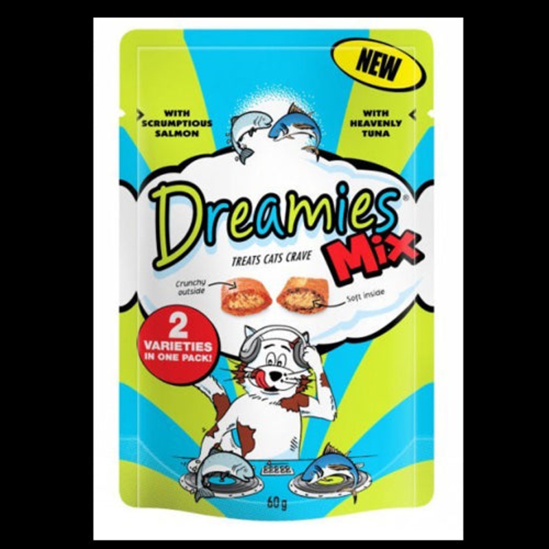 Dreamies Mix Salmon & Tuna 60g
