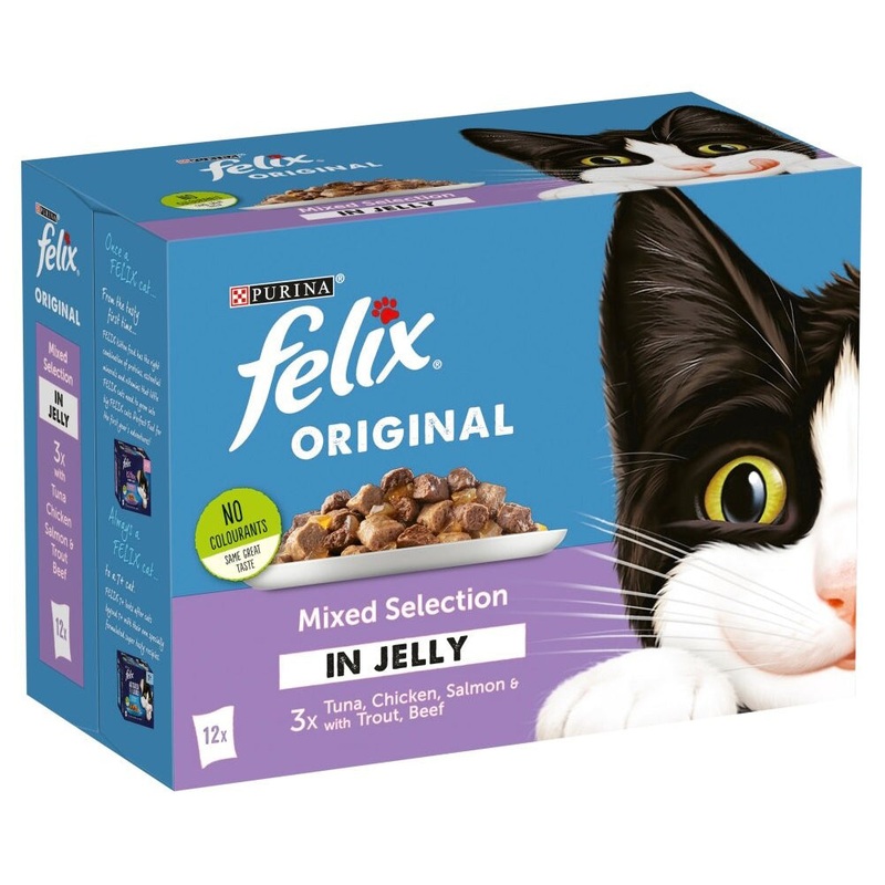 Felix Pouch Adult Mixed 12x100g