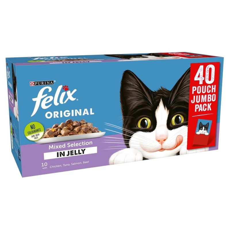 Felix Pouch Adult Mixed 40x100g