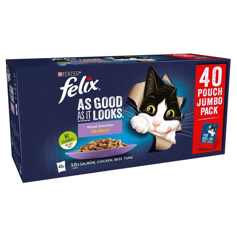 Felix Pouch As Good As It Looks Adult Mixed 40x100g