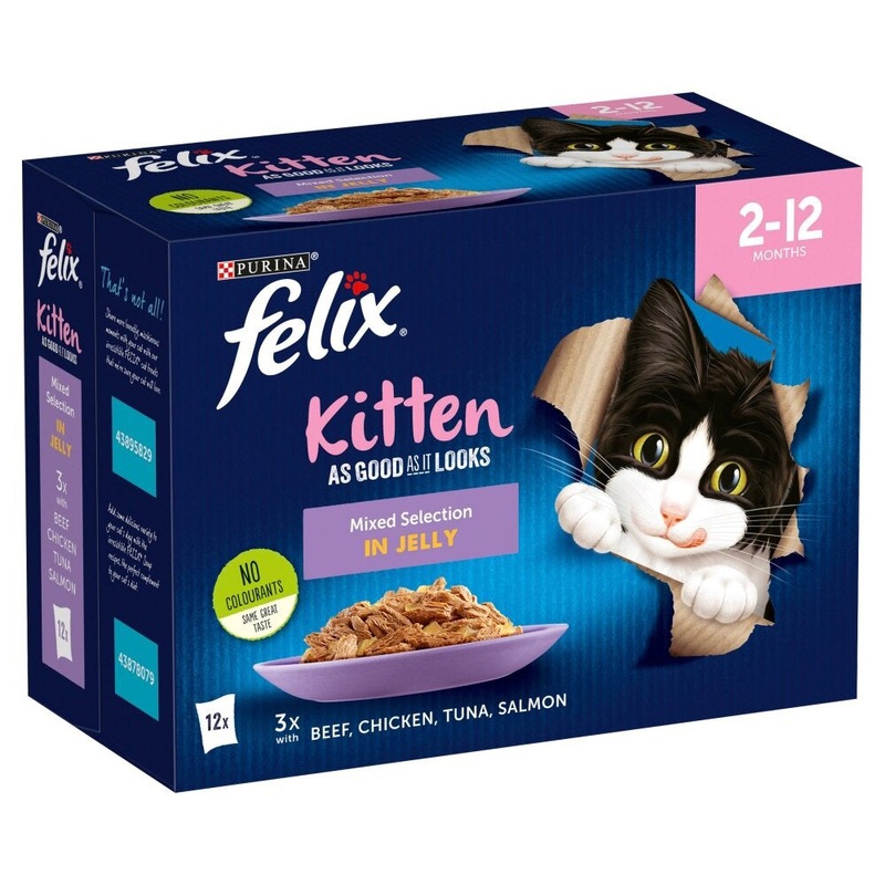 Felix Pouch As Good As It Looks Kitten 12x100g