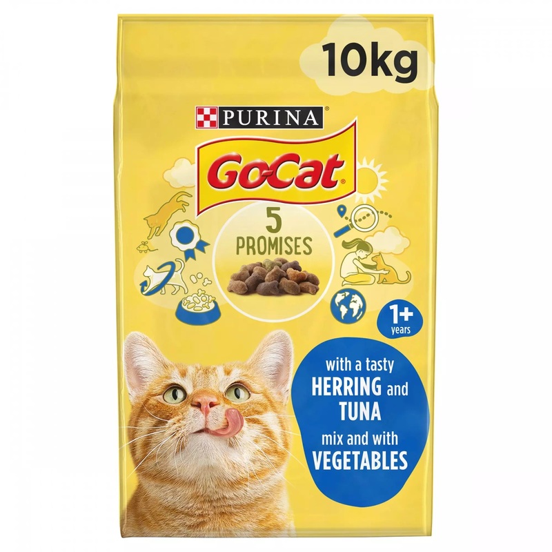 Go Cat Adult Tuna, Herring & Vegetables 10kg