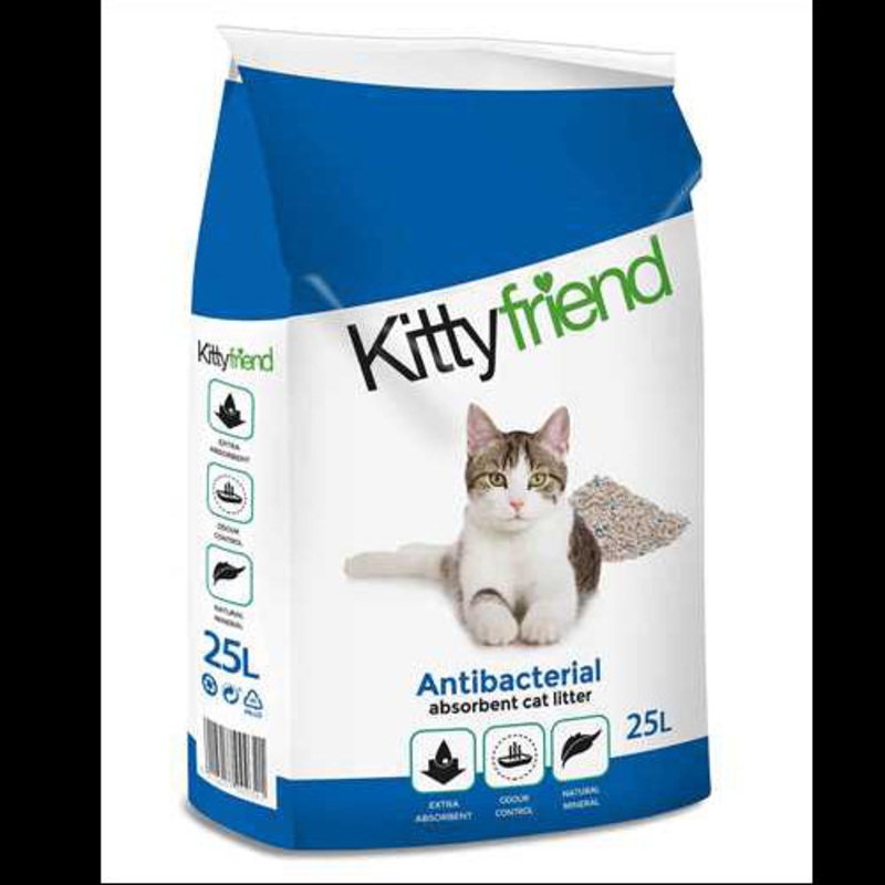 Kitty Friend Antibacterial Cat Litter 25 Litre