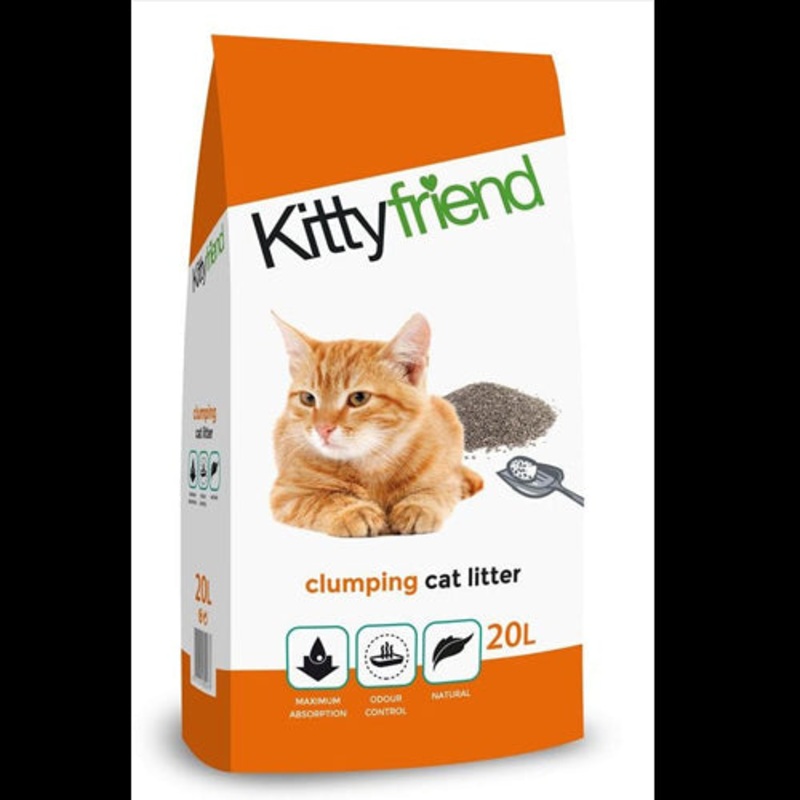 Kitty Friend Clumping Cat Litter 20 Litre