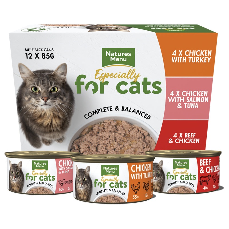 Natures Menu Cat Tin Adult Multipack 12x85g