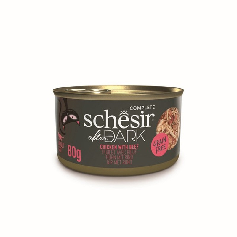 Schesir After Dark Wholefood Adult Cat Chicken & Beef