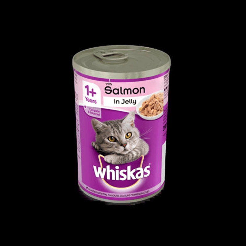 Whiskas Tin Salmon Jelly 12x400g