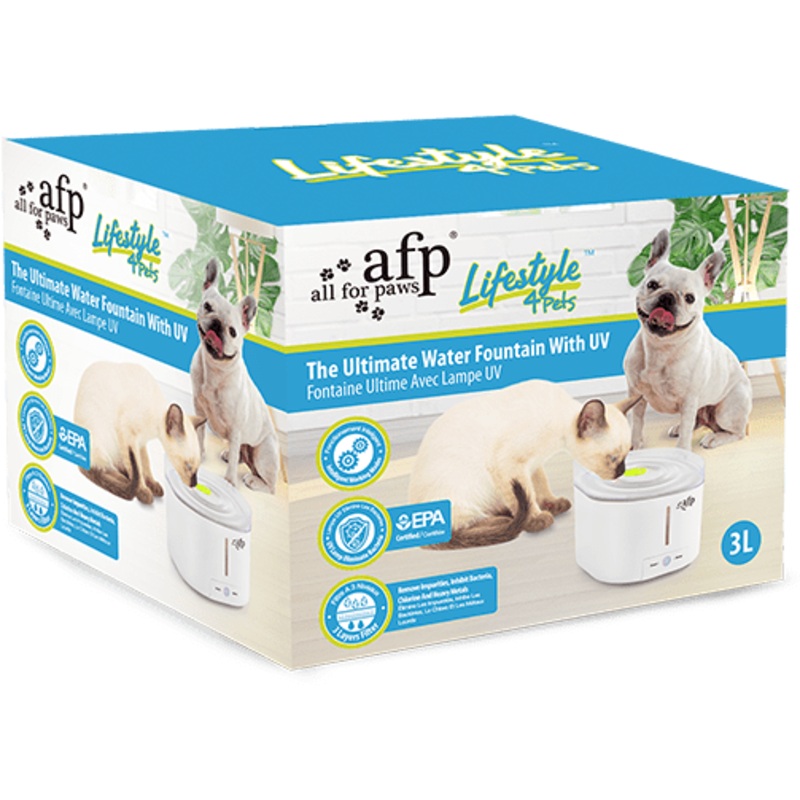 Afb Lifestyle 4 Pet-The Ultimate Pet Fountain With Uv - 3 Liters