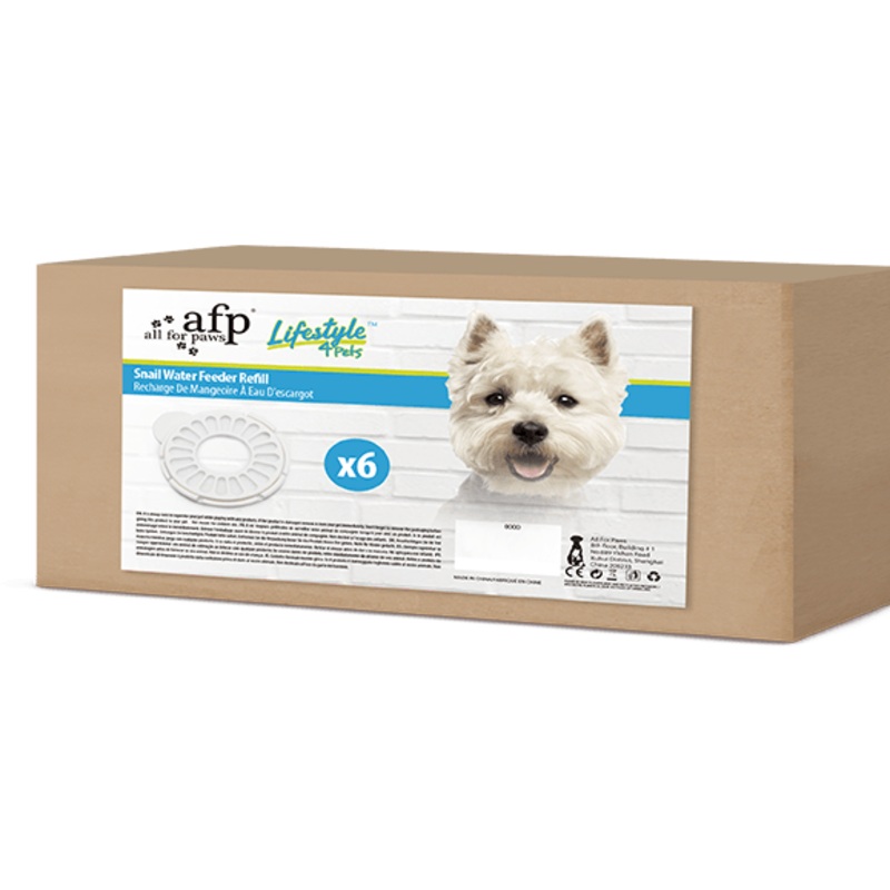 Afb Lifestyle 4 Pets - Snail Water Feeder Refill 6Pk