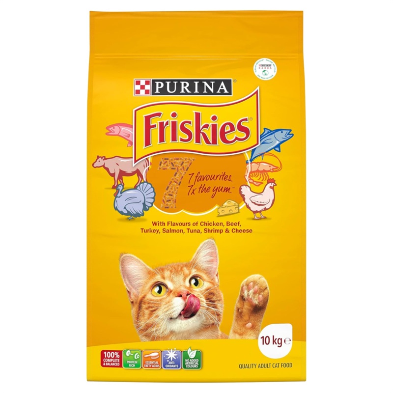 Friskies 7 Flavours Cat Food 10kg