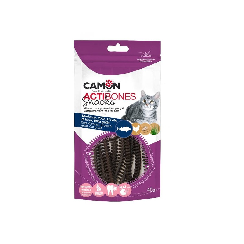 Actibones with codfish, chicken and brewer`s yeast (45g)
