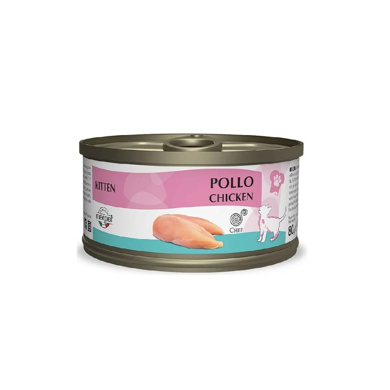 AEQUIL. CHEF Kitten Pollo Chicken 80 g