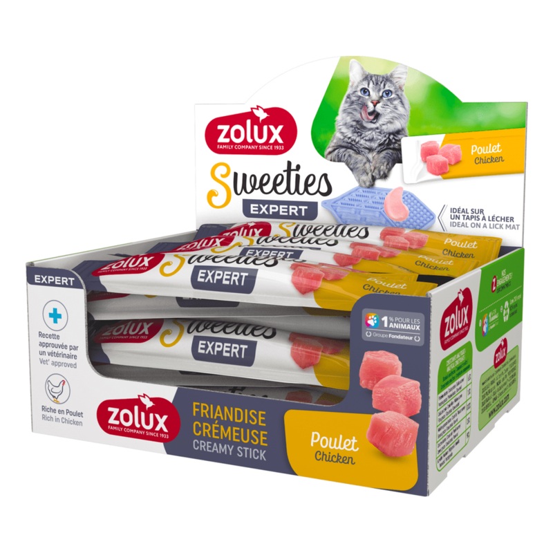 Zolux Sweeties Creamy Stick For Cat - Chicken,