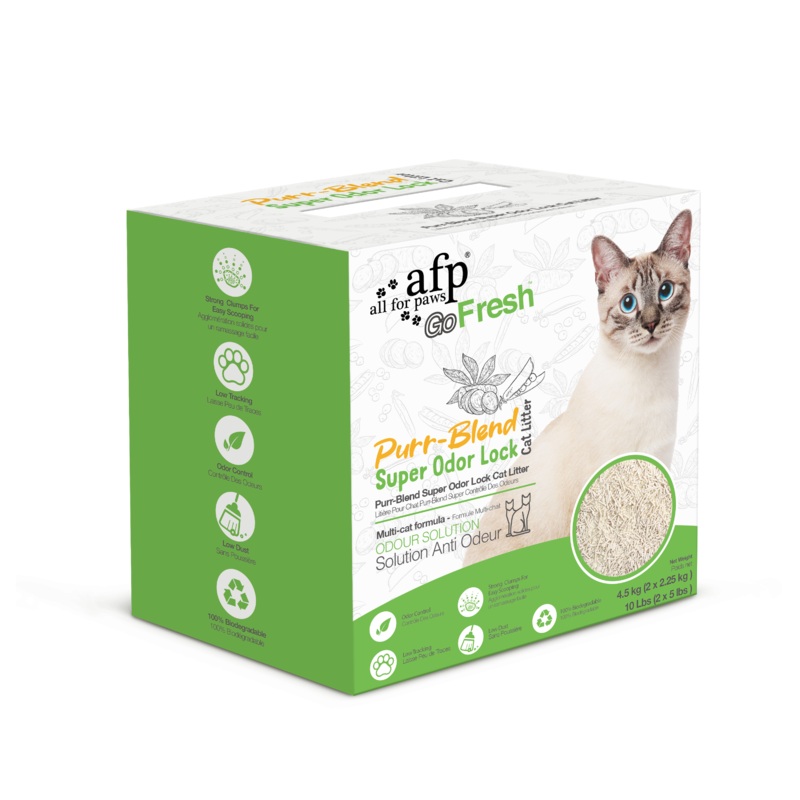2 Boxes Go Fresh-Purr-Blend Super Odor Lock Cat Litte (2.25KG/ Box)
