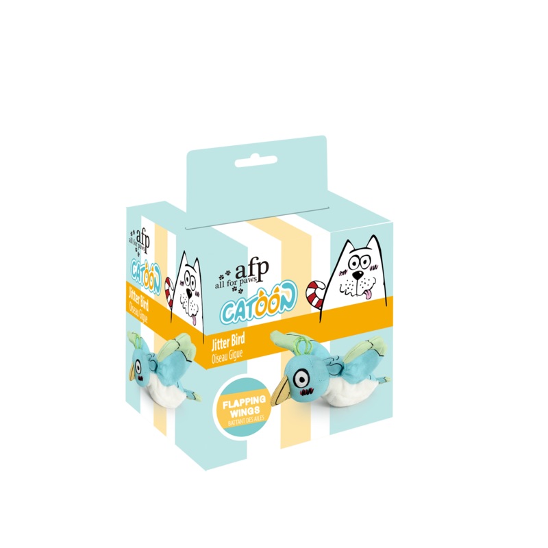 AFP Jittering Bird Pet Toy  (Turqoise)