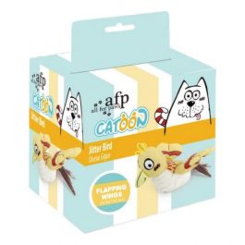 AFP Jittering Bird Pet Toy (Yellow)