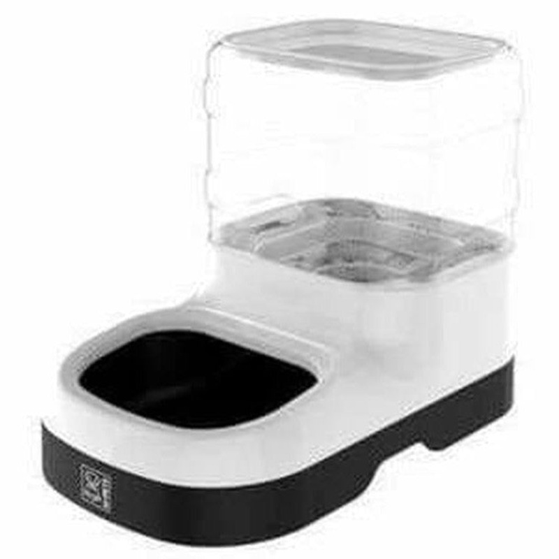 2-NILE FOOD DISPENSER - OPEN WHITE & TRANSPARENT