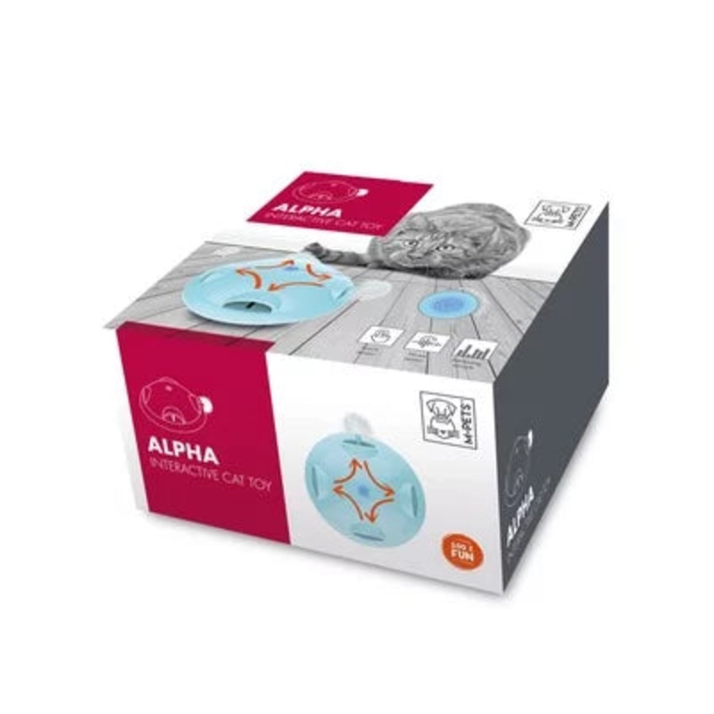 Alpha Interactive Cat Toy - Blue Blue