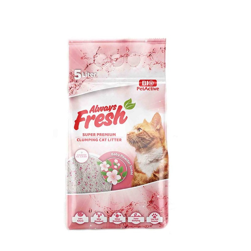 AlwaysFresh Baby Powder Scent (Clumping Cat Litter) 5L