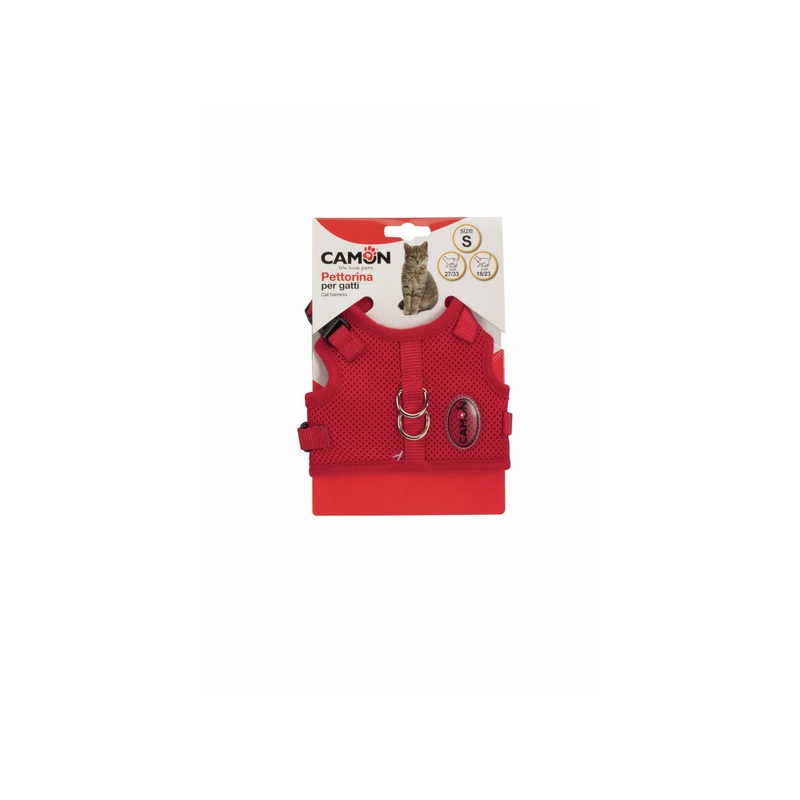 Adjustable Cat Harness, Mesh, Red, 310~380Mm /  410~480Mm, Lg