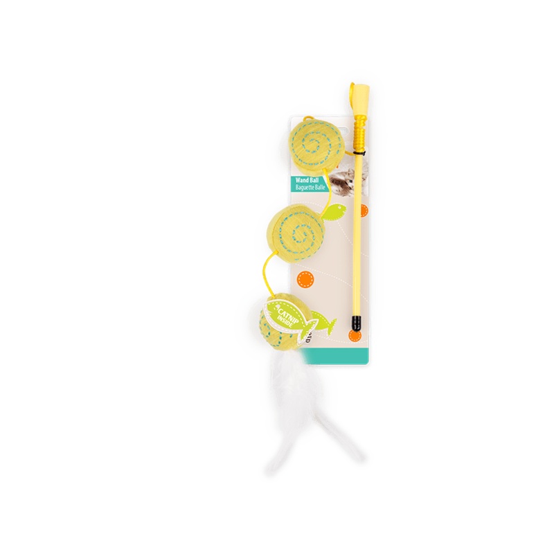 AFP Kitty-Wand Ball - Yellow
