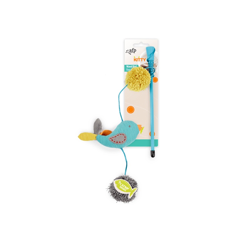 AFP Kitty-Wand Bird - Turquoise