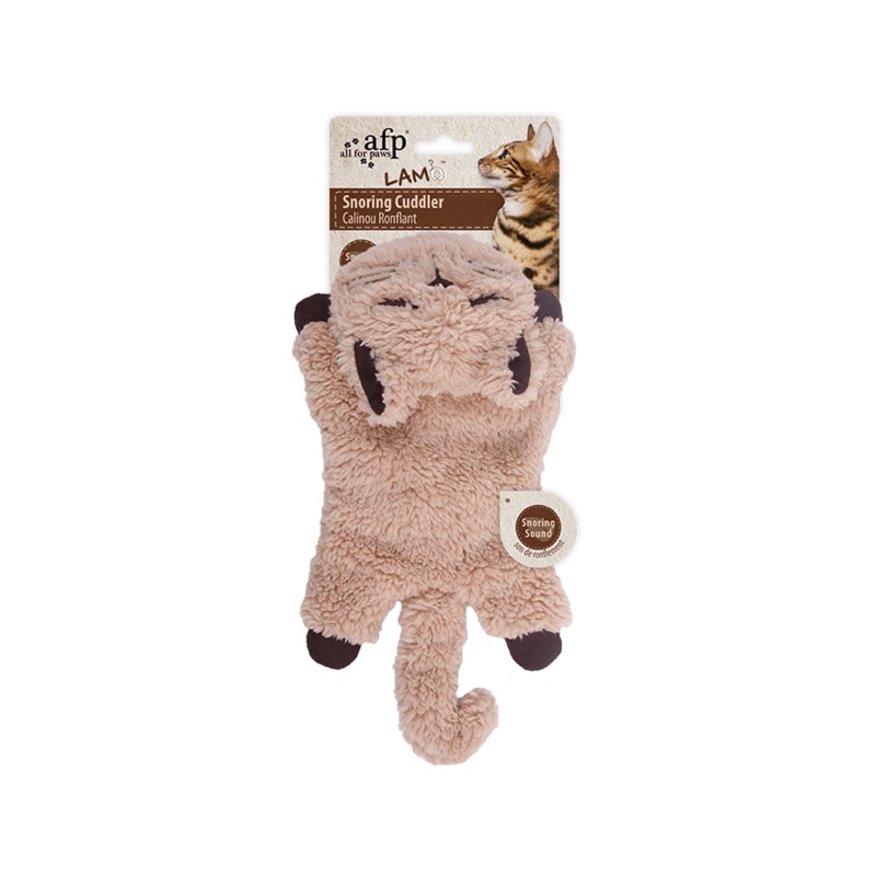 AFP Lambswool-Snoring Cuddler-cat