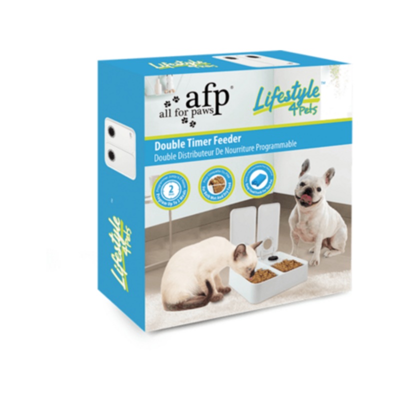 AFP Liftstyle4Pets - Double timer feeder