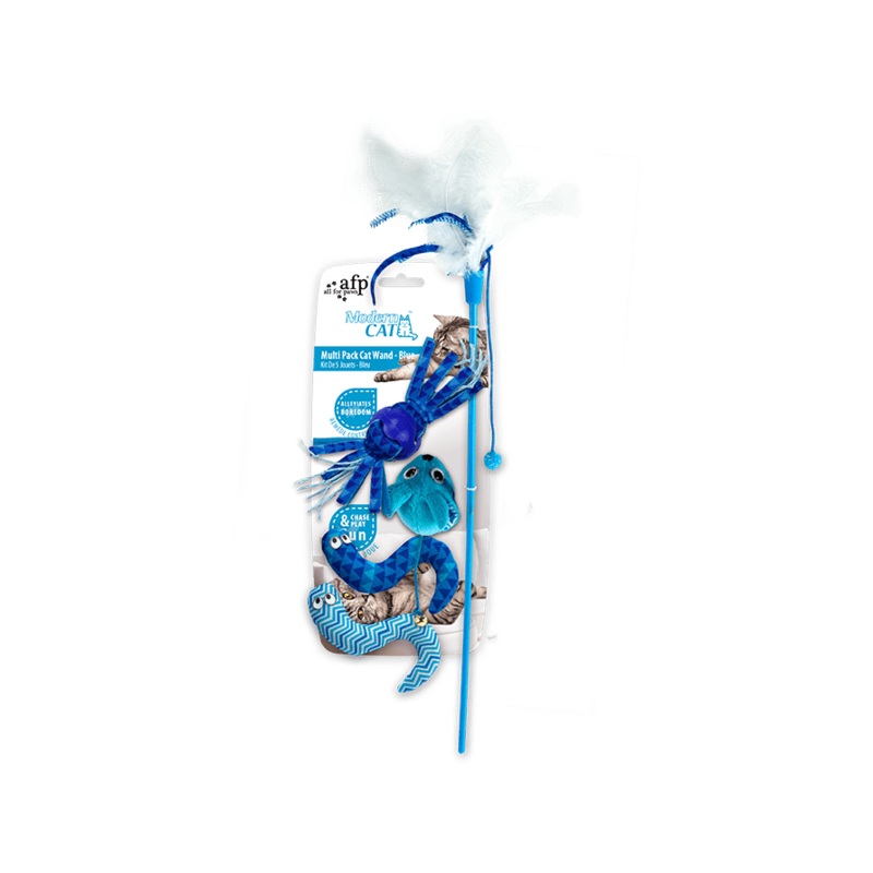 AFP Modern Cat-Magic Wings Wand - 5 Pk Blue