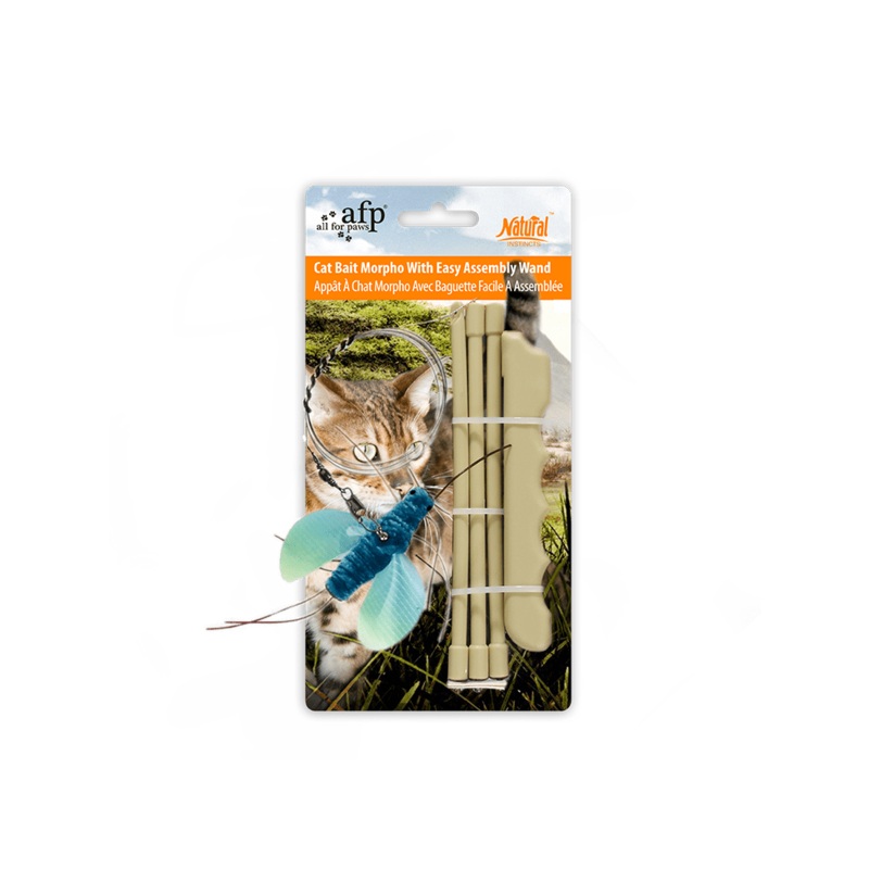 AFP Natural Instinct- Cat Bait Morpho With Easy Assembly Wand