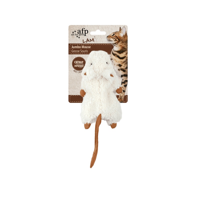 AFP Lambswool - Jumbo Crinkle Catnip Rodent