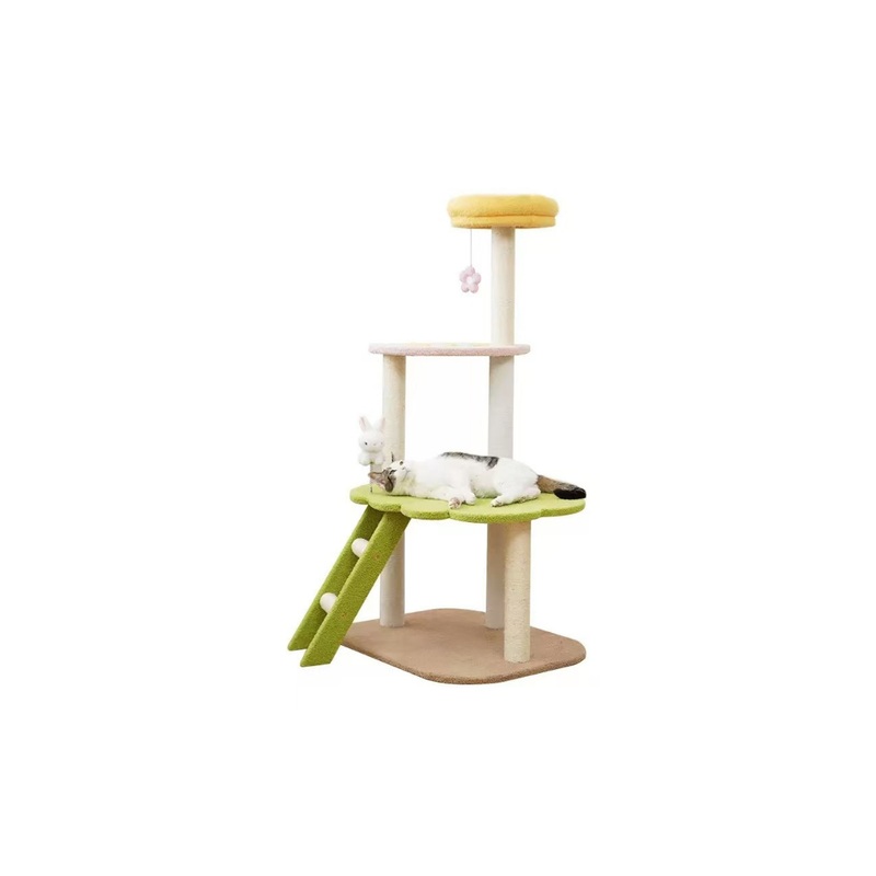 White Cat Climbing Tree 52*65*128Cm