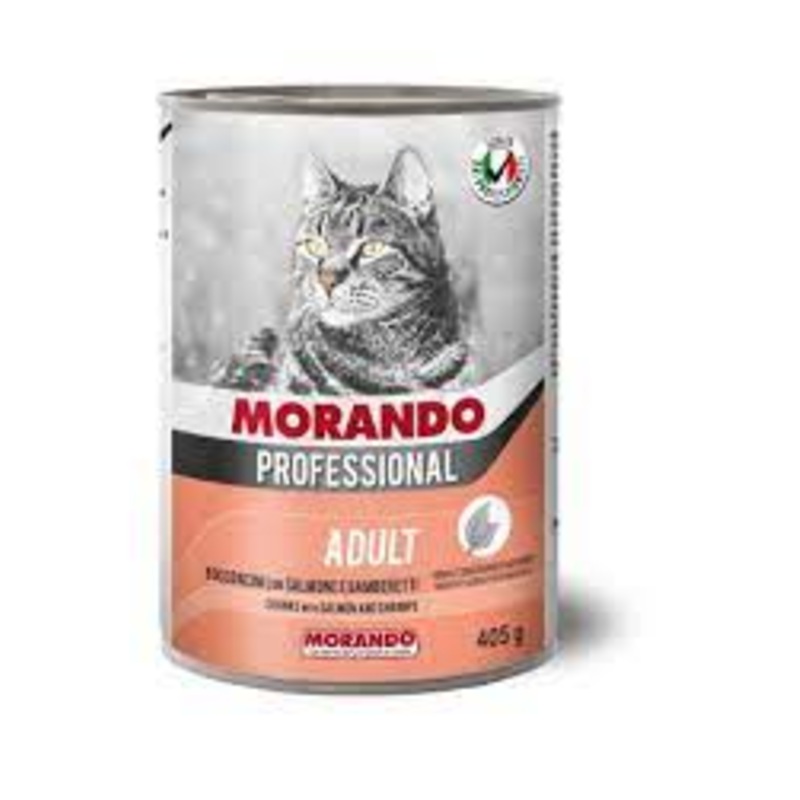 Morando Professional Cat With Salmon Shrimps 405g