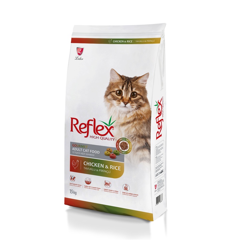Reflex Gourmet Chicken&Rice Adult Cat 15kg