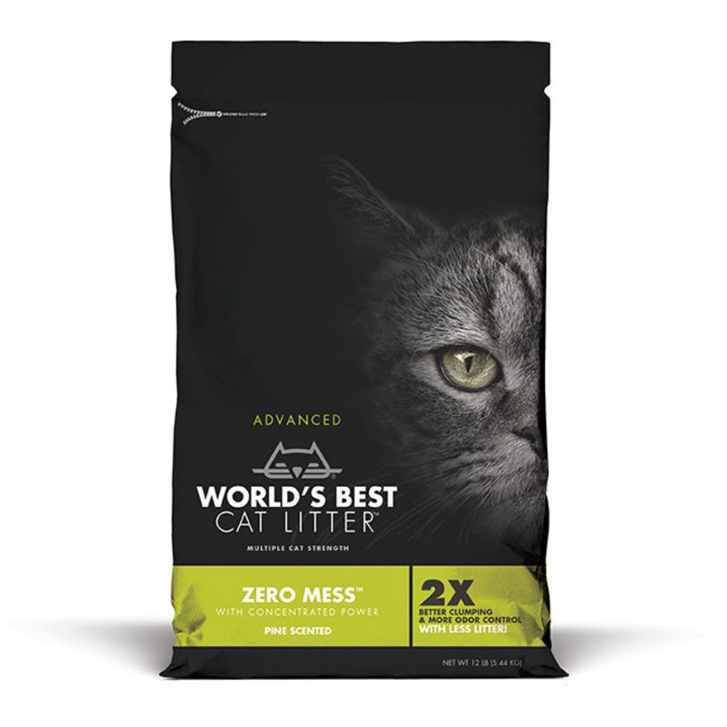 World's Best Zero Mess Pine Scented Cat Litter