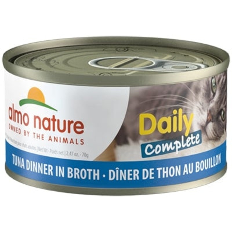 Almo Nature Daily Complete Cat Tuna in Broth Canned Cat Food