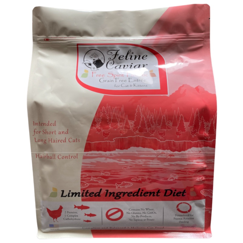 Feline Caviar Free Spirit Holistic Alkaline Entree Dry Grain Free Cat Food