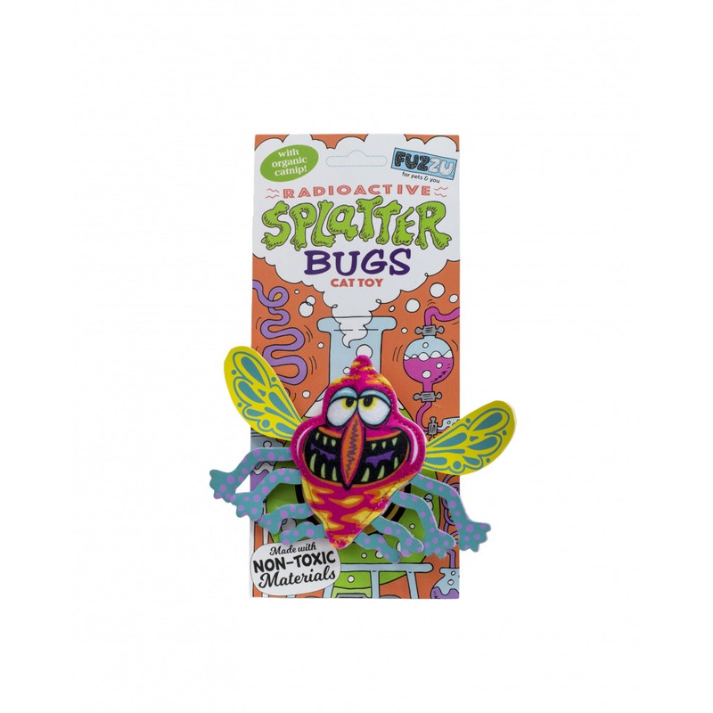 Fuzzu Splatterbugs Zinger Cat Toy
