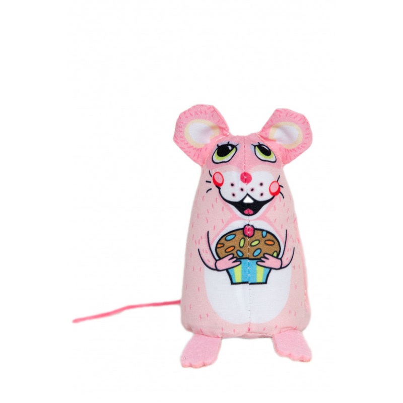 Fuzzu Sweet Baby Mice Cupcake Cat Toy