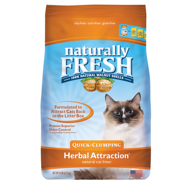 Naturally Fresh Herbal Attraction Cat Litter Naturally Calming Quick-Clumping Formula 14 Lb Bag