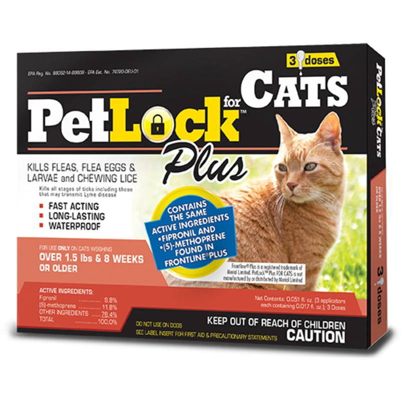 PetLock Plus Flea Prevention for Cats