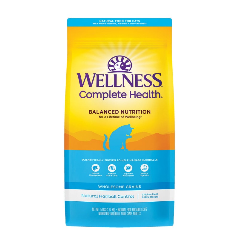 Wellness Natural Hairball Control Recipe Dry Cat Food