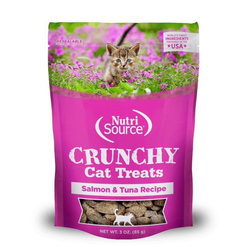 Nutrisource Crunchy Cat Treats Salmon & Tuna 3oz