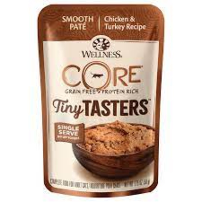 Wellness CORE Tiny Tasters Pate | Chicken & Turkey Wet Cat Food