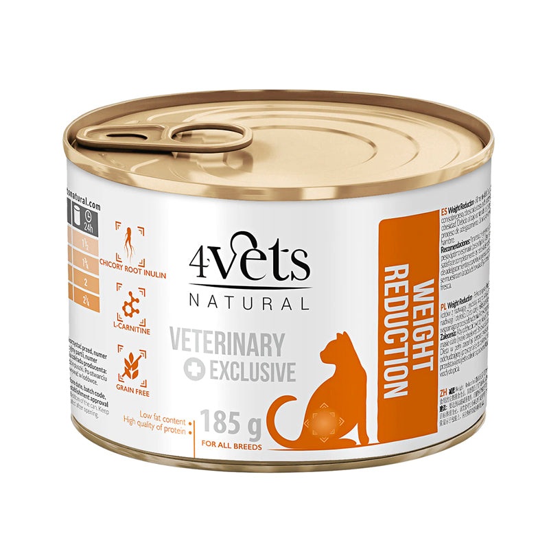 4Vets Weight Reduction 185g - Cat