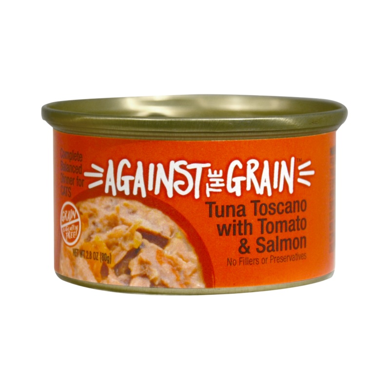 Against the Grain Farmers Market Grain Free Tuna Toscano With Salmon & Tomato Canned Cat Food