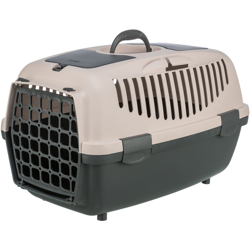 Capri 2 transport box, XSS: 37 x 34 x 55 cm, dark grey/blush