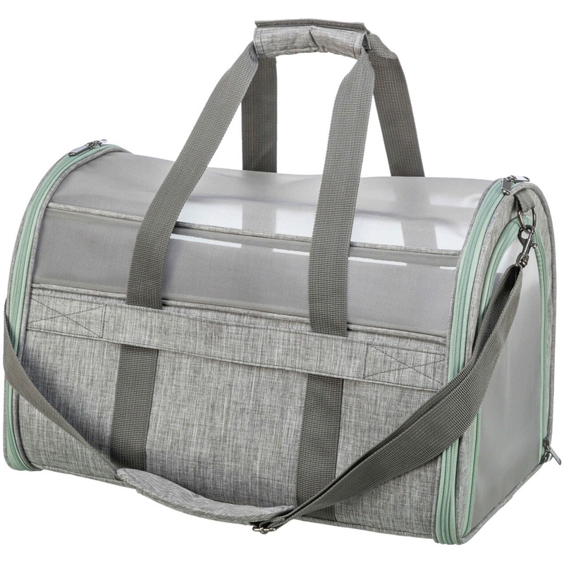 Dillon carrier, 33 x 32 x 54 cm, grey/mint