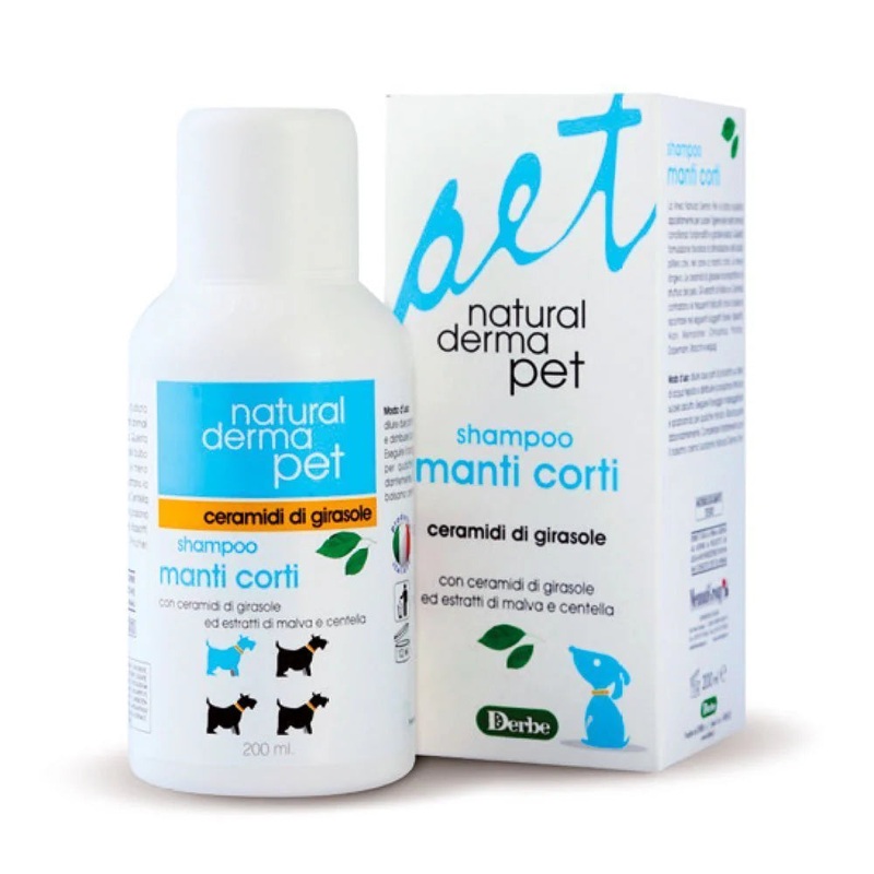 Natural Derma Pet Shampoo, Short Haired Dogs, 200ml