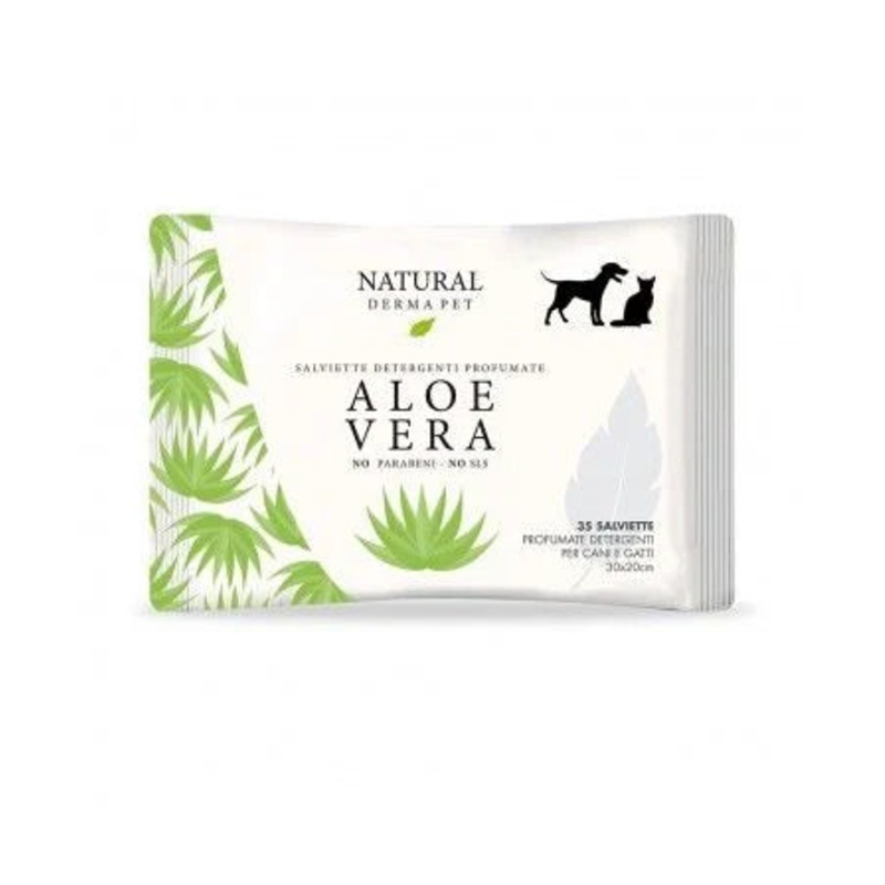 Natural Derma Wipes - Aloe Vera